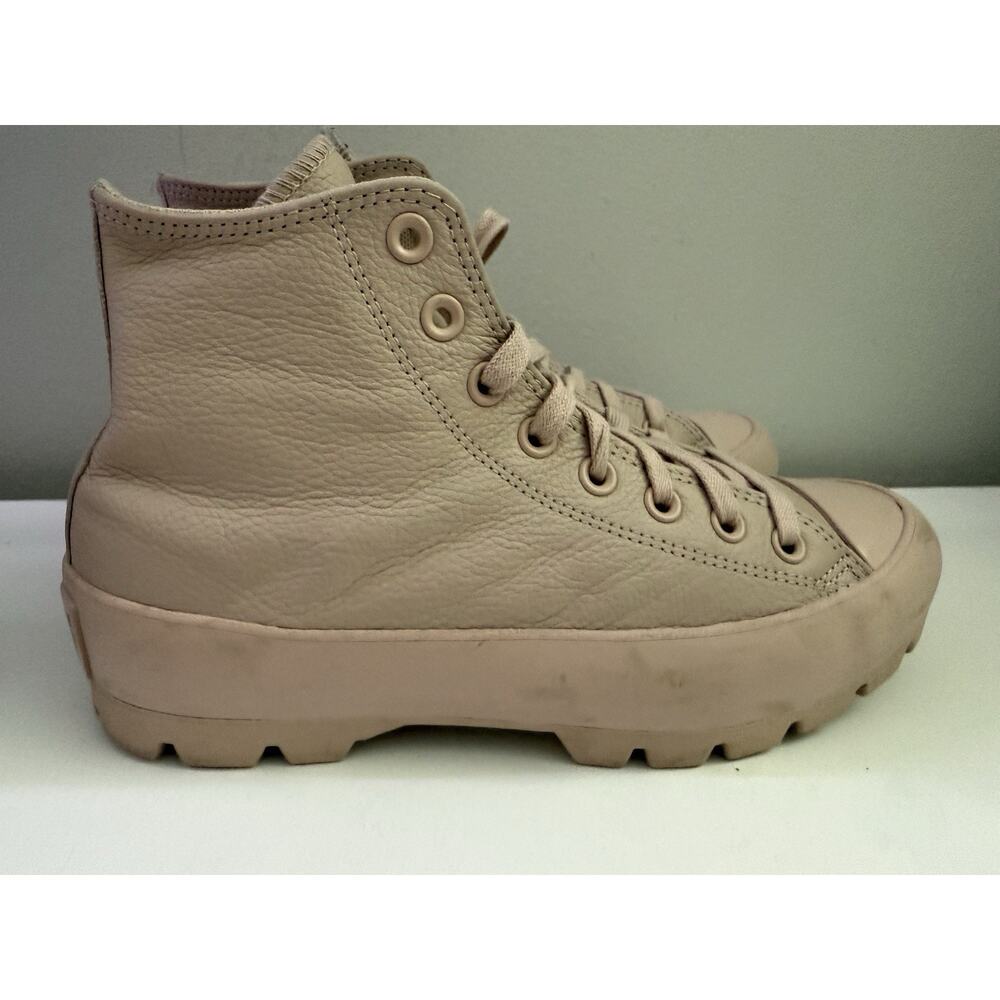 Converse Chuck Taylor All Star Lugged Stone Mauve Pink Platform Boots Womens 9 - Picture 5 of 13
